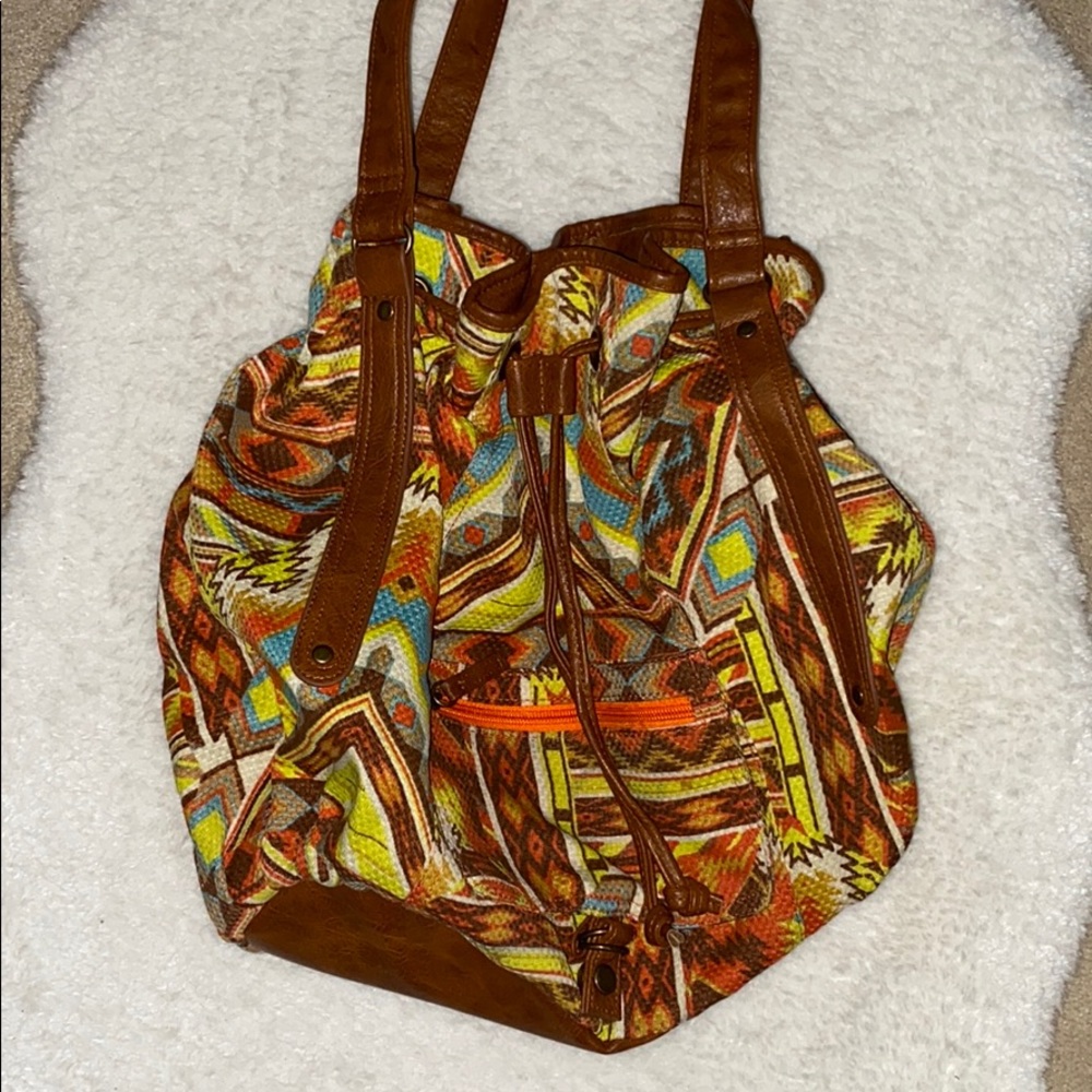 NWOT Y2K Vintage Satchel Shoulder Drawstring Bag